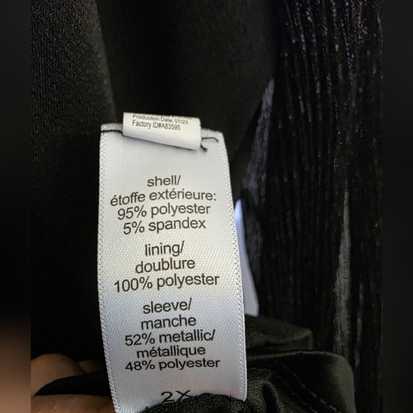 Maurices Black Boxy Long Sleeve Blouse - Picture 5 of 9